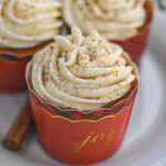 Eggnog cupcakes