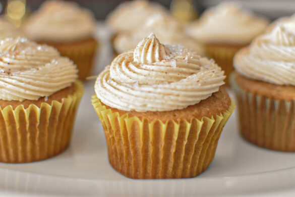 Eggnog cupcakes