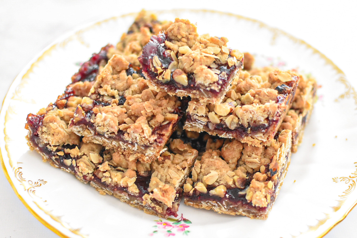 Raspberry Jam Streusel Bars