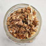 sourdough granola in jar