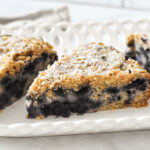 healthy wild blueberry buckle