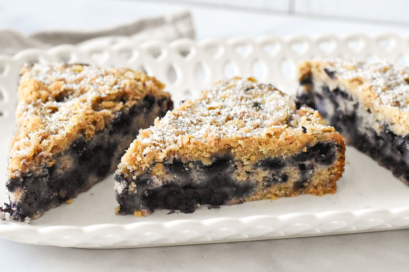 healthy wild blueberry buckle