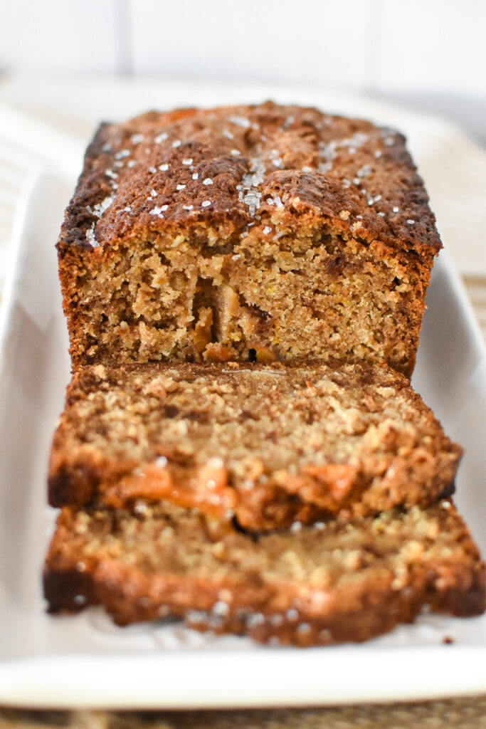 spiced persimmon and coconut bread