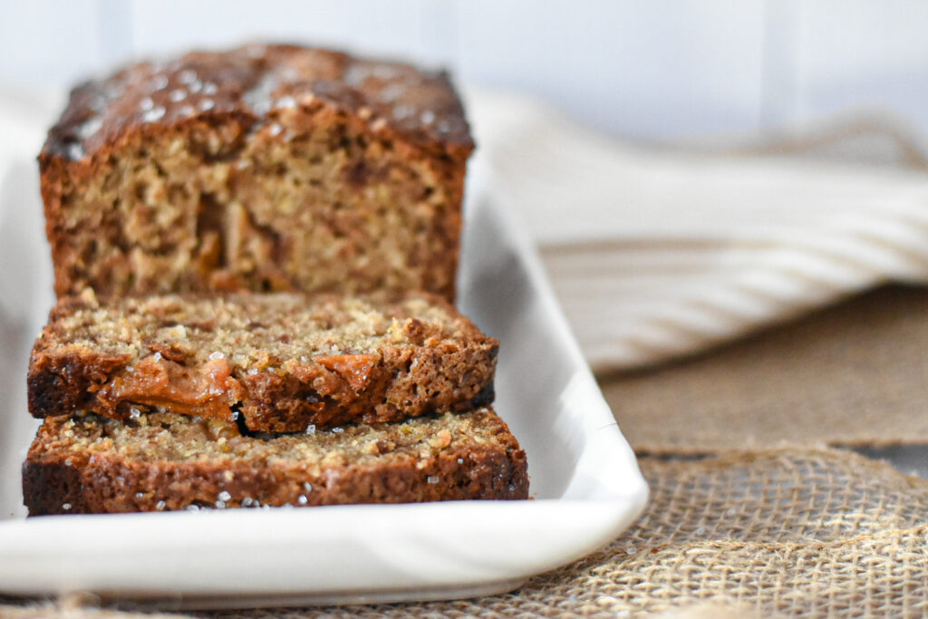 spiced persimmon and coconut bread